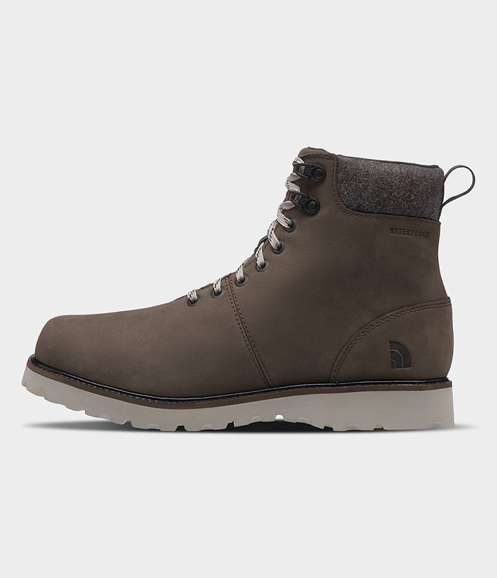 Botas The North Face Hombre Work To Wear Lace Wp Marrones - Peru 26015XTRM